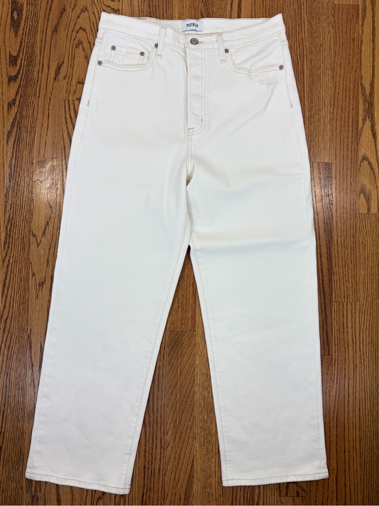 pistola Denim - pistola Cream Wide Leg Jeans (30)